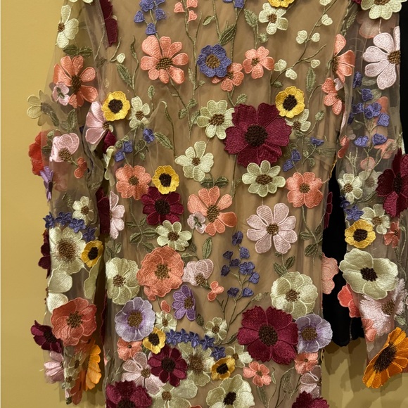 Fashion Nova Multicolor Floral Embroidered Dress - Picture 2 of 11